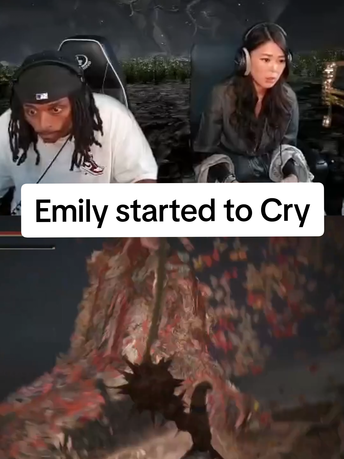 After 24 hours and 200 plus deaths they finally beat Malenia 👏#extraemily #extraemilyclips #clip #clips #funny #agent #fyp #eldenring #marathon #gamer #twitchclips #twitch 