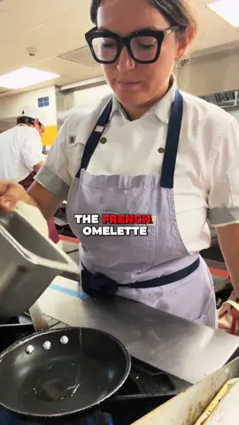 Day 13 of culinary school at @Institute Of CulinaryEducation - today @Ellenmariebennett is on  french omelettes