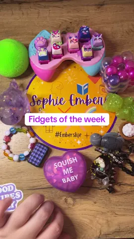 Fidgets of the week #emberslife #fyp #foryoupage #fidgets #fidgettoys #sensory #sensoryaids #sensorytools #MentalHealth #mentalhealthtools #anxiety #anxietyrelief #anxietytools #adhd #autism fidgets are from @TOYS TOYS TOYS @CalmBeadCompany @NeeDoh Official @PaperPandamonium @3dFidgets @Flexi Fidgets @Ash @TheSensoryLab 