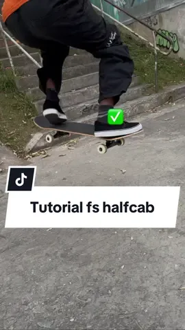 Tutorial fs Halfcab espero que ajude não esquece de seguir para mais dicas!! #skate #tutorial #dicas #skateboard #ollie #manobra #trick 