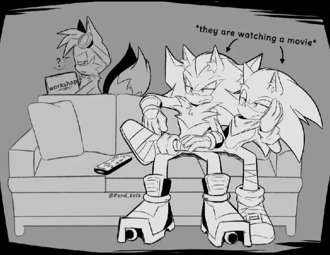 Art by @Ferd_Loiz on X #shadonic #shadowthehedgehog #sonicthehedgehog #sonadow