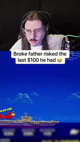 Broke father risked the last $100 he had 😭 #aviamasters #streaming #avia #kick #planegame 
