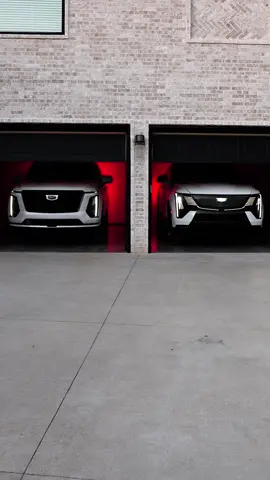 Two Escalades, ready for the road ahead. Which are you choosing? 🤔 #Escalade #EscaladeIQ #2025Escalade #LittleRock #Arkansas  