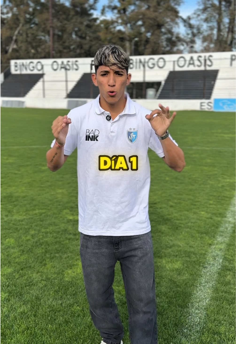 COMIENZA EL DESAFÍO! DÍA 1 DEL RETO DE 34 DÍAS PARA LLENAR UN ESTADIO PARA 10.000 PERSONAS CON MI EQUIPO,NECESITO MUCHO DE SU APOYO PARA LLENAR ESE ESTADIO💙🙌⚽️ #futbol #nsteam #scocco #argentina 