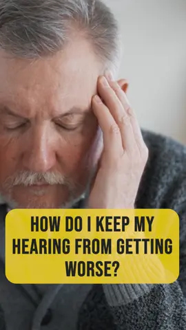 Your hearing won't get better over time. Dr. Rachel Trinker explains what you can do to keep it from getting worse, though. 🦻 #hearing #hearingloss #hearingaids