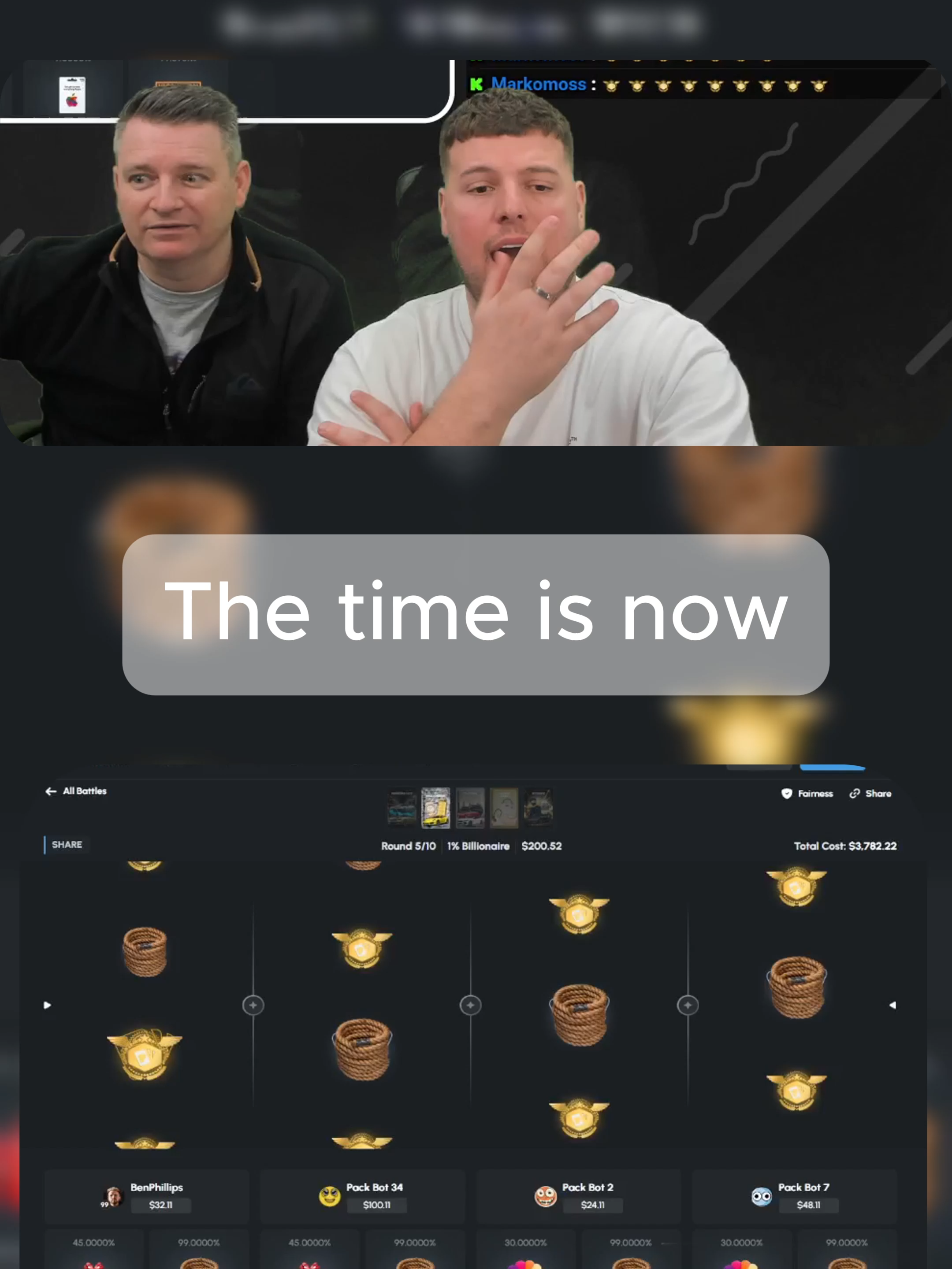 The time is now