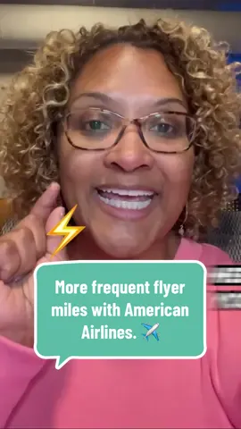 This is how you add more frequent flyer miles with American Airlines ✈️  #GCW 