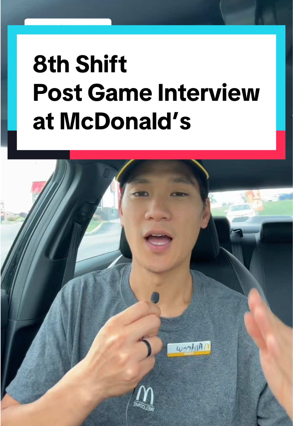 Replying to @Tiger 8th Shift Post Game Interview at McDonald’s