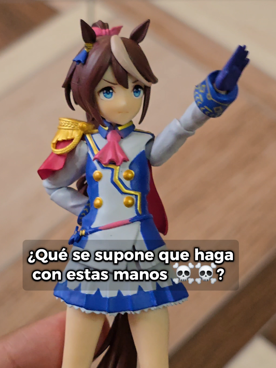 ¿QUÉ SE SUPONE QUE HAGA CON ESTA MANO ☠️?  #shfiguarts #figtok #figtokcommunity #figtoker #toycollector #toyreview #unboxing #umamusume  #tokaiteio #prettyderby  #humor #meme #viral
