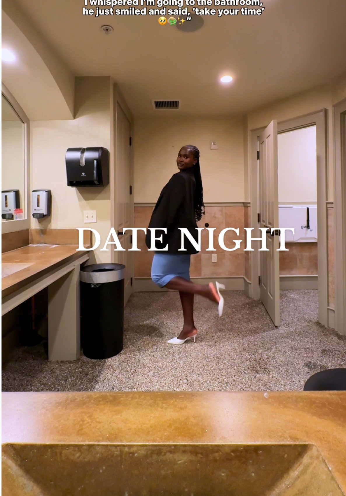 Okay i love being feminine and he definitely brings it out of me  #lovelife #datenightoutfit 