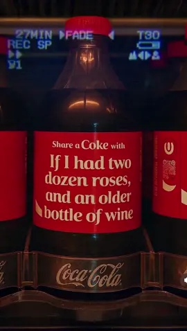 Looks like Coca-Cola’s been listening to a little Shenandoah… 🌹🍷 Spoiler Alert—It actually is “OLDER” bottle of wine. 🤔#TwoDozenRoses #shareacoke @Coca-Cola 