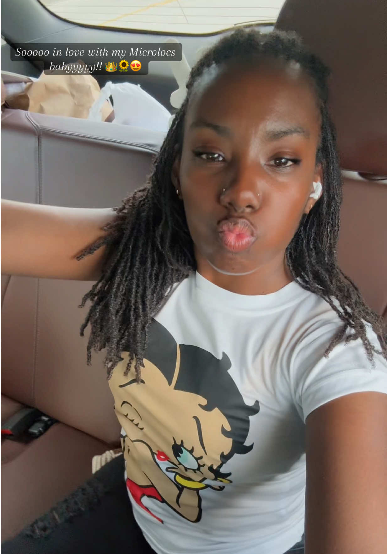 Soooooooo in love with my Microlocs babyyyyyy!! 👑🌻😍🥰  #microlocs #microlocsjourney #blackwomen #BlackTikTok #copingmechanism 