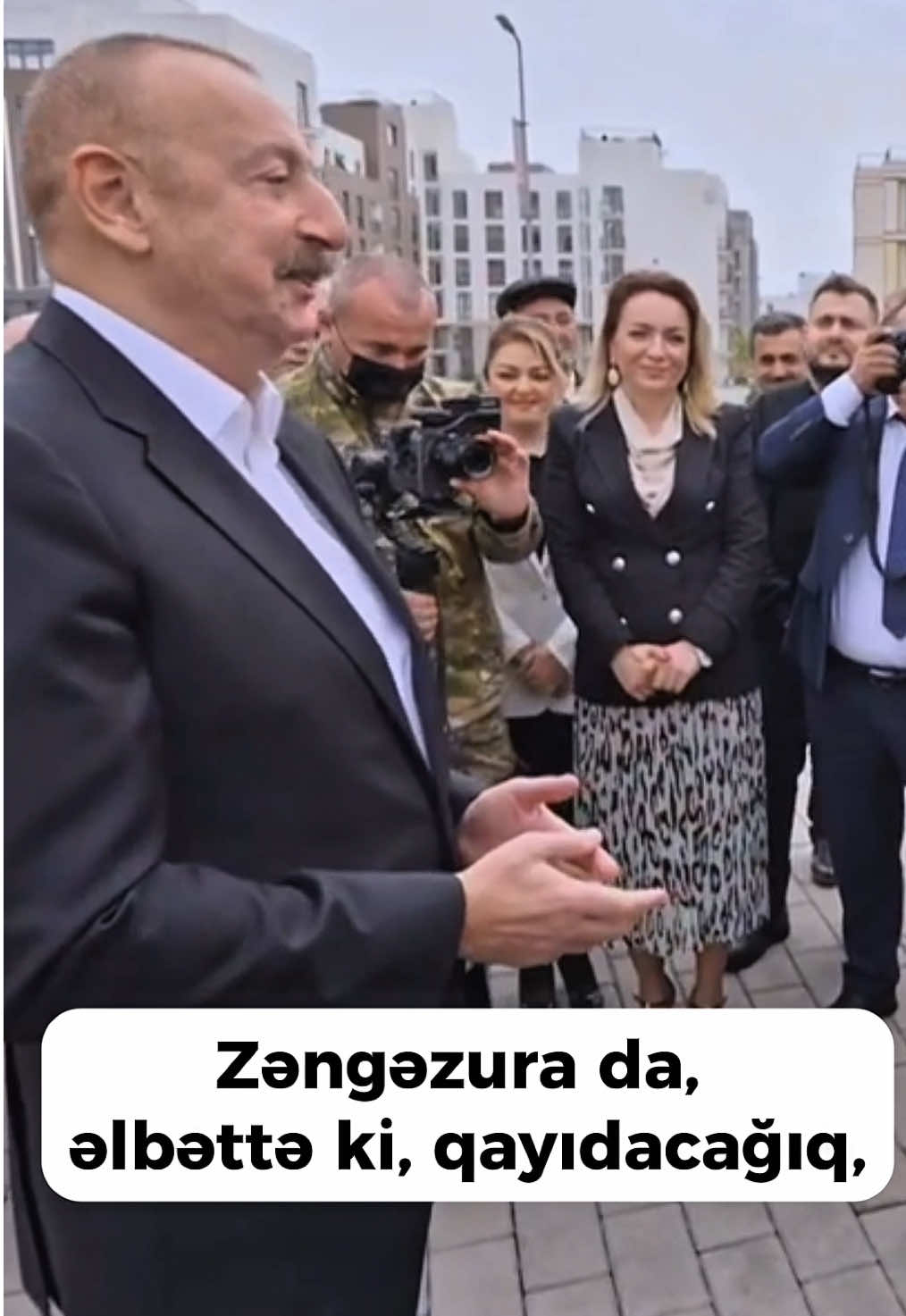 🇦🇿İlham Əliyevin 2023-cü il çıxışı: Zəngəzura da əlbəttə ki, qayıdacağıq, tan*klarla yox, maşınlarla. #CapCut 