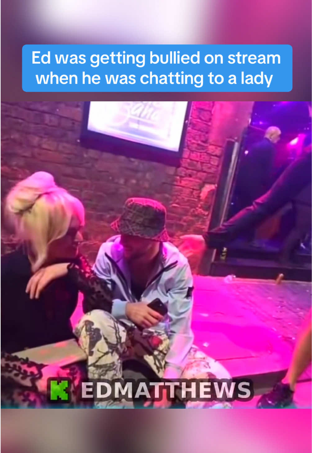 Ed getting harassed while trying to chat to a girl #edmatthews #edmatthewstokky #edmatty #capcut #fyp 