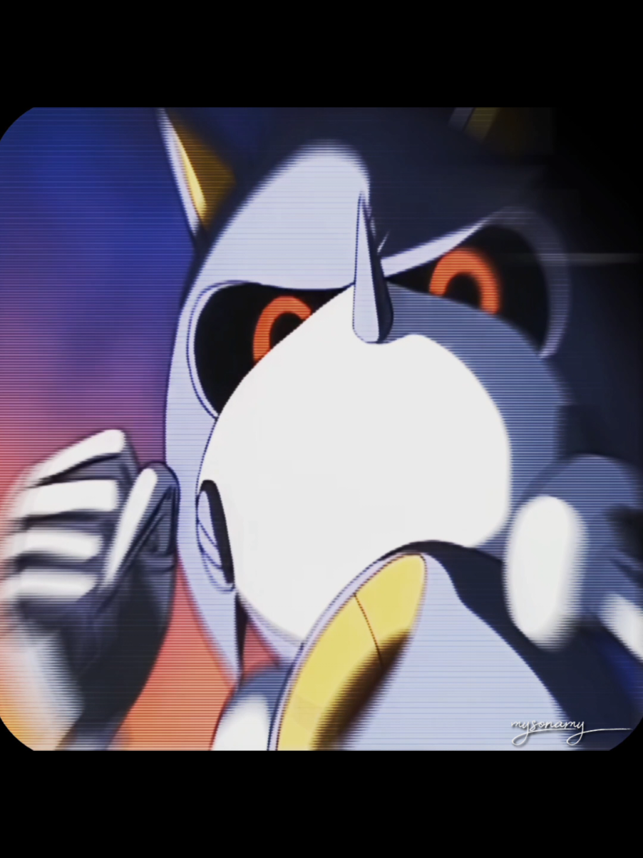 so this is UGLY... But I don't have after effects 😭💔  #sonic #sonicedits #fyp #metalsonic #romeosantos 