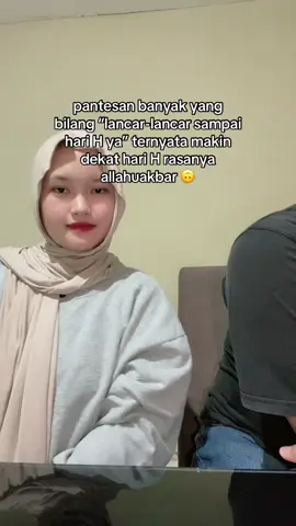 Masyaallah kuat ga kuat ya memang harus kuattt🥹 #calonpengantin #pernikahan #menikah #masyaallahtabarakkallah 
