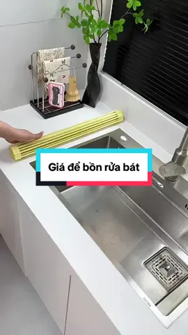 Giá để bồn rửa bát #giadungthongminh #giadungtienich #fyp #nộitrợ #giadebonruabat 