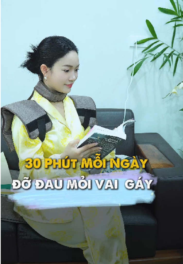 30 phút mỗi ngày, khoảng thời gian lý tưởng để bạn xoa dịu cơn đau mỏi vai gáy #hoangthinhan #chamsocsuckhoechudong #thamngaicuu #thamngaicuudongy 