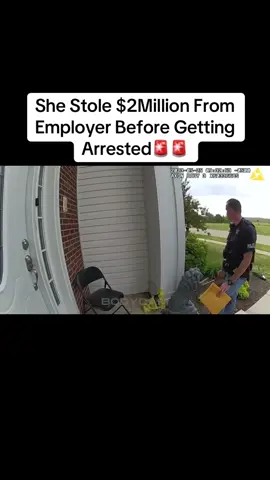 Woman Get Arrested For Stealing $2Million From Employer🚨 #police #trending #tiktok #fyp #foryou 