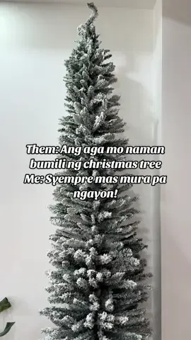 Slim christmas tree! Snow christmas tree! #christmas #christmastree #slimchristmastree 