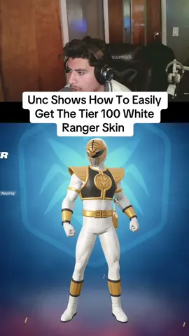 Unc Shows How To Easily Get The Tier 100 White Ranger Skin | #fortnite #fortniteupdate #xp #xpmap #xpmap #fortnitexp #newfortniteseason #viral #fyp 