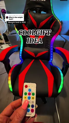 Replying to @High Life Found the coolest gift for my daughter's fiance!! #creatorsearchinsights #gamingchair #comfort #GamingSetup #ledgamingchair #ps5 #xbox #gamerhubby #hubbygamer #giftforhim #dadsoftiktok #boymom #tiktokshopfinds