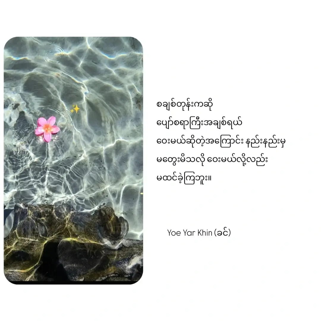 သူ့အချစ်က သိပ်လိုတယ် #စာတို #fyp #tiktok #ရေးမိရေးရာ #ခင် 