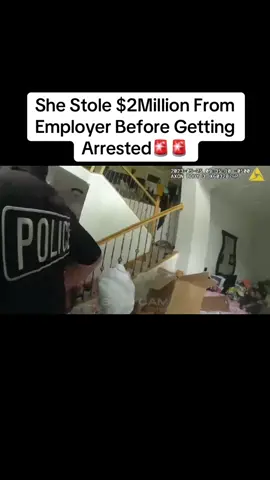 Woman Get Arrested For Stealing $2Million From Employer🚨 #police #trending #tiktok #fyp #foryou 