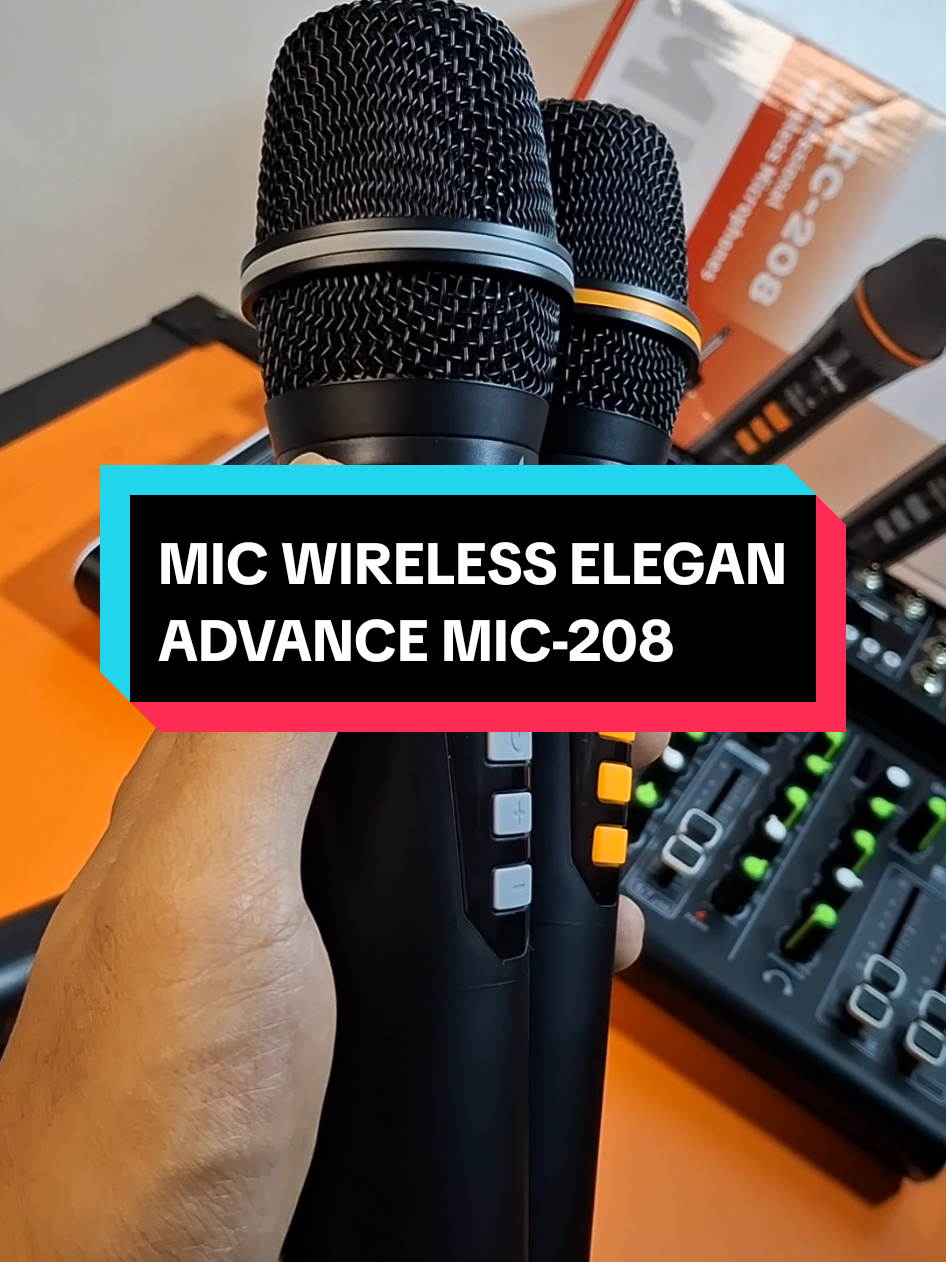MIC WIRELESS ADVANCE 208 DOUBLE MIC DESAIN PREMIUM #micwireless #micadvance208 #micadvance #mickaraoke #soundsystem 