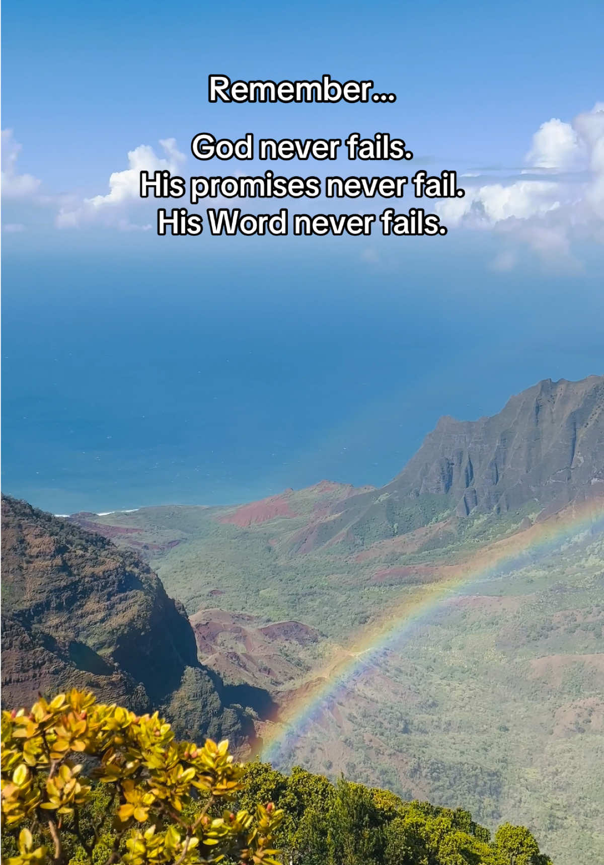 If you look close enough, you can see a double rainbow 🌈 ❤️ #godisgood #godspromise #godspromises #christiangirl #bibletiktok #christianwomenoftiktok #christian #jesus #godislove #christiantiktok 