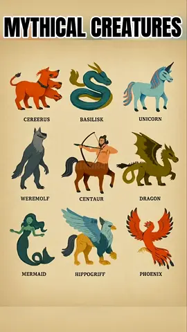 MYTHICAL CREATURES #centaurs #unicorn #subscribe #rec #extinctanimals 