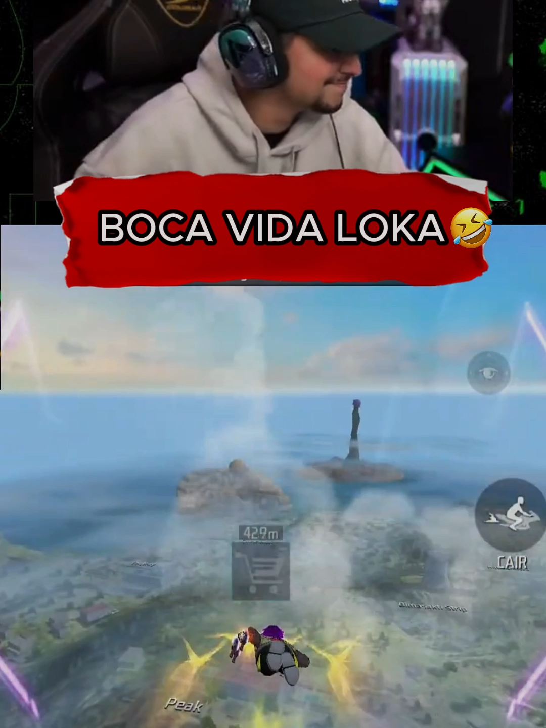 BOCA VIDA LOKA KKKKKKK | #coringa #loud_coringa #nobru #racha #bocade09 #freefire #resenha