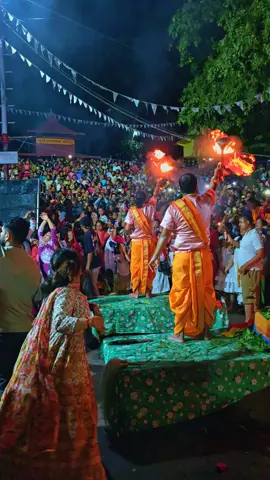 पाण्डवेश्वर महादेव धाम, धारापानीमा साउन महिनाभर सन्चालित शिवपुराण तथा श्रृंगारिक महाआरतीको २६औं दिनको दृश्य ।