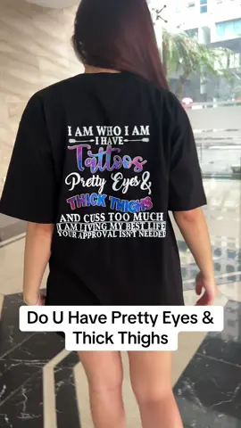 Do U Have Pretty Eyes & Thick Thighs ??? #twistedsister #twistedsisters #myloss #prettyeyes #thickthigh #tattoo #streetwear #foryou #viral #tiktokmademebuyit #tiktokviral #fypシ #giftguide #foryourpage 