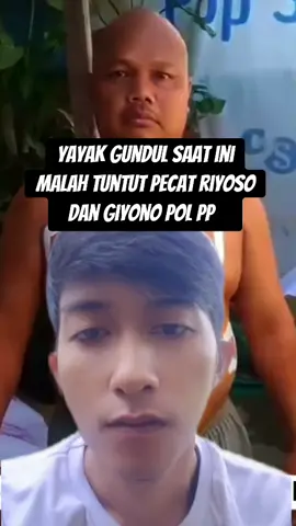Vidio yayak gundul badanya bertulisan pecat Riyoso dan Giyono #fypp #viralpati 