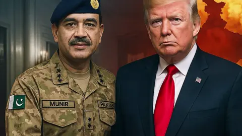 From U.S. soil, Pakistan’s Army Chief Asim Munir meets former U.S. President Donald Trump — and issues a chilling nuclear warning to India. This explosive moment could reshape global tensions and bring the world closer to the brink. #AsimMunir #DonaldTrump #pakistan 