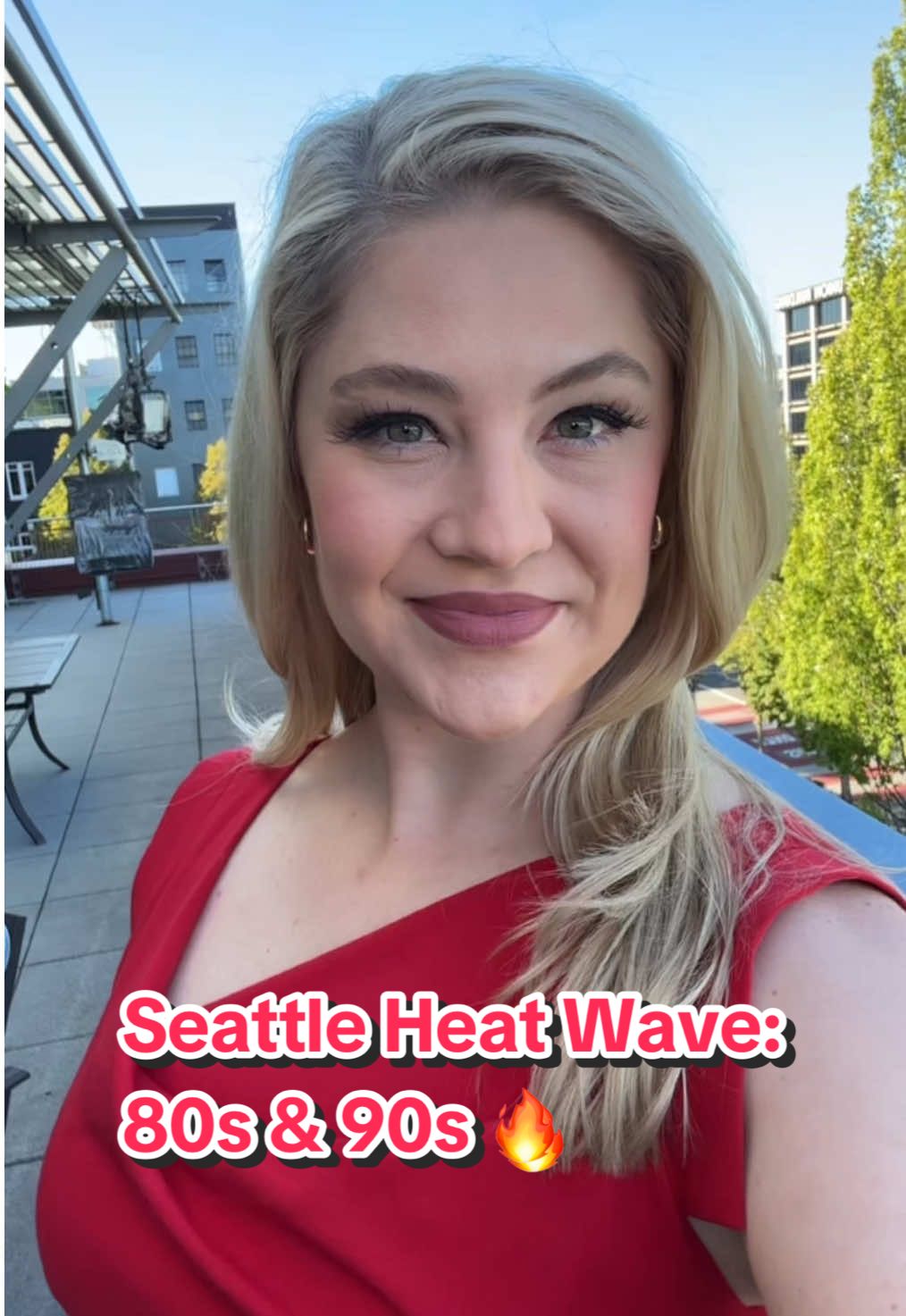 A Heat Advisory in place for Seattle & Pacific Northwest through Tuesday PM with highs in the 80s & 90s! ☀️🔥🥵 Tune into @fox13seattle tonight for more details. @Claire Anderson  #wawx #seattle #Summer #heatadvisory 