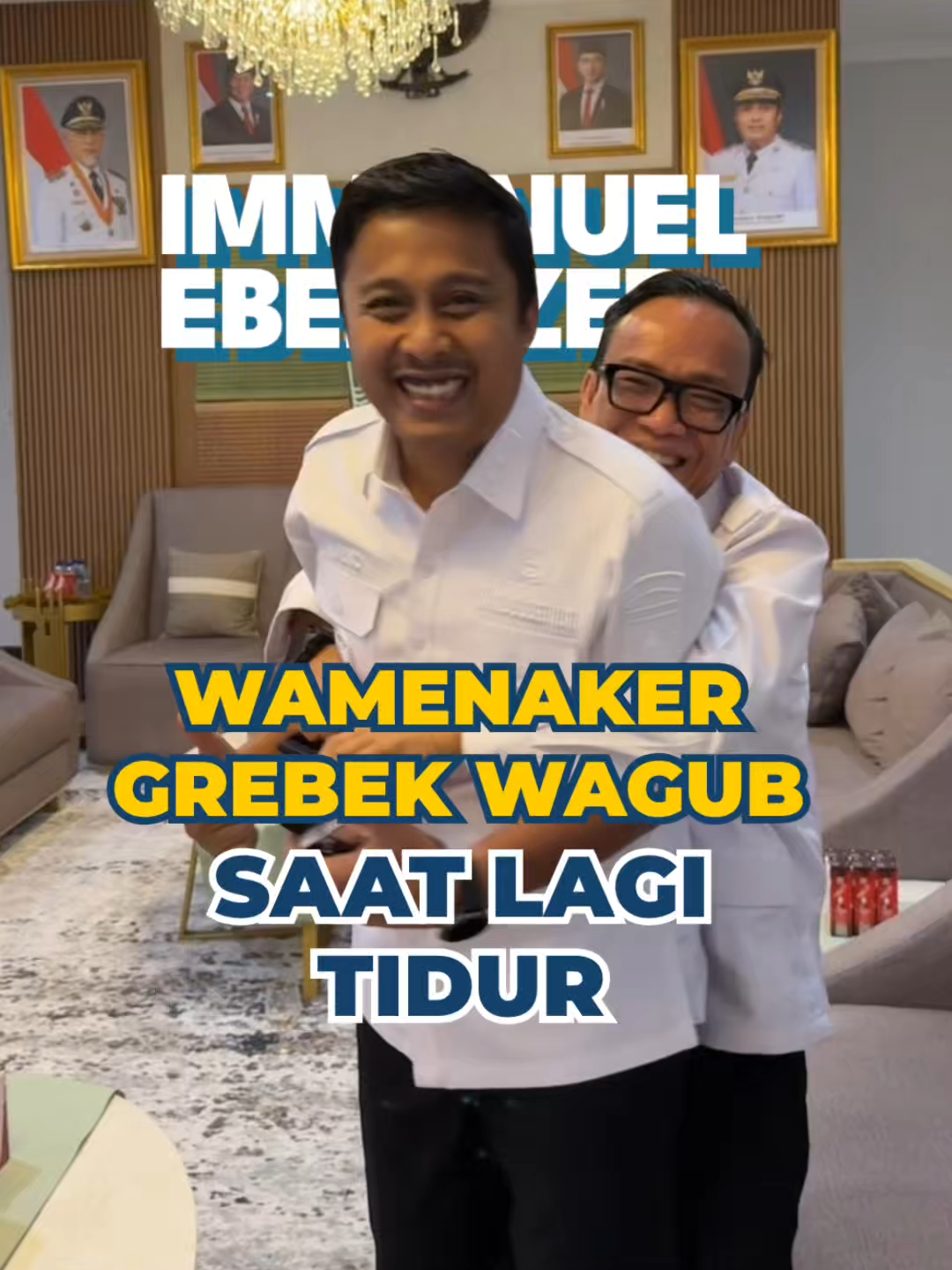 WAMENAKER GREBEK WAGUB SAAT LAGI TIDUR. @udavasko