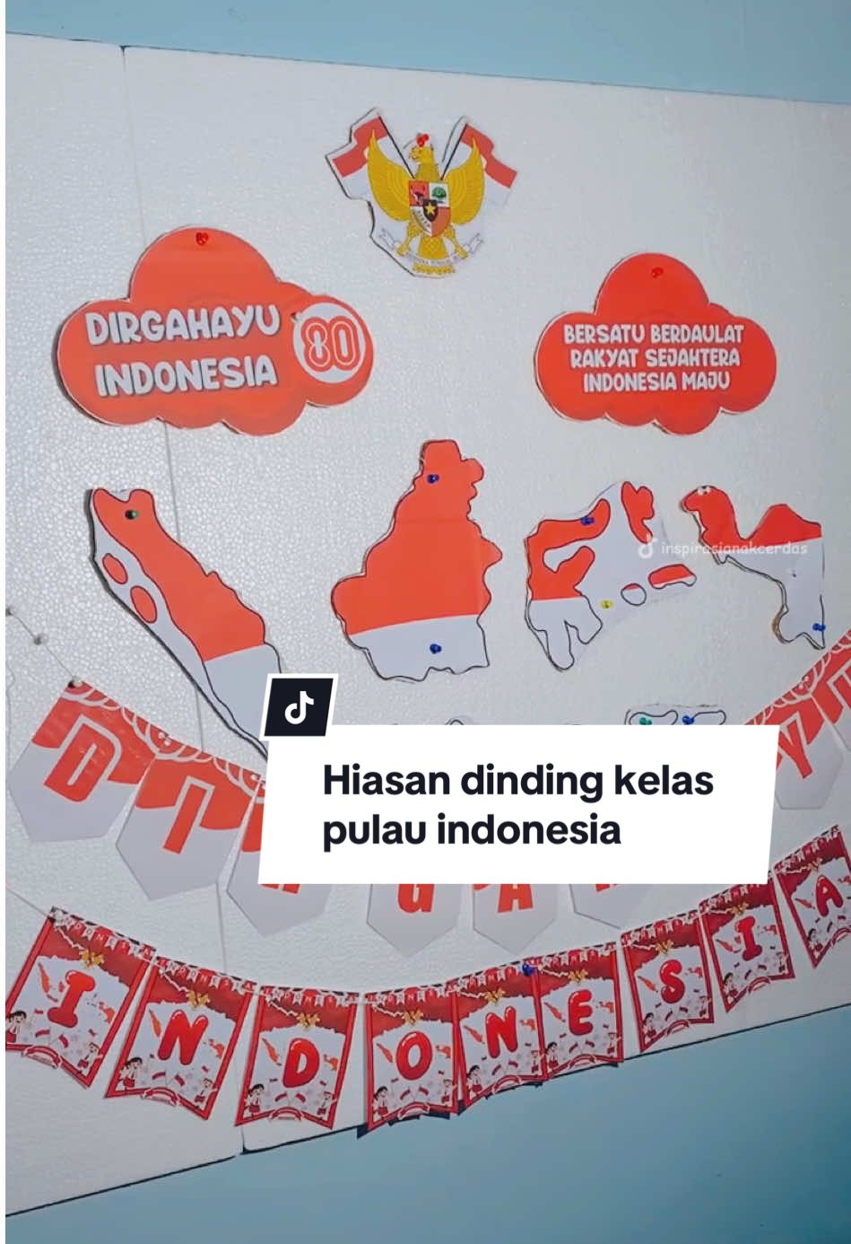 Hiasan dinding pulau pulau indonesia tema kemerdekaan bermanfaat untuk menanamkan cinta tanah air, mengenalkan bentuk wilayah, menghargai keberagaman, dan mempercantik ruangan dengan pesan nasionalisme. yang mau file bisa unduh di link bio dan bisa cetak sendiri #kemerdekaanindonesia #harikemerdekaan #HUTRI #dirgahayuindonesia #lomba17agustus #indonesiamerdeka 