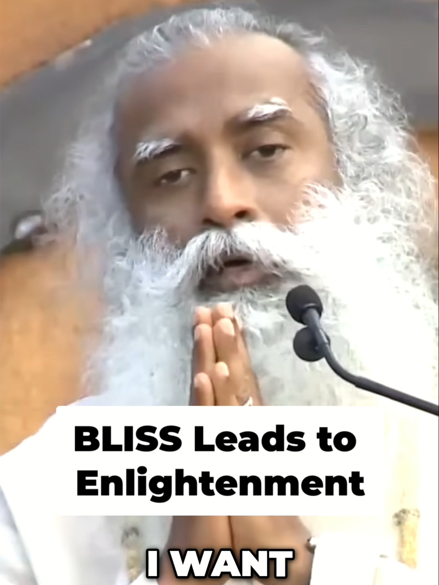 Sadhguru: Bliss is what leads to spiritual liberation  #starseed #lightworker #followyourbliss #spiritualjourney #Sadhguru