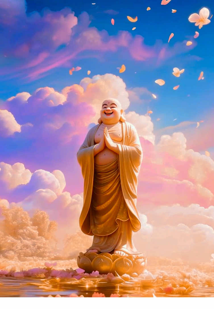 Maitreya Buddha is here, joyful living arrives. #bodhisattva #ommanipadmehum #buddha #唵嘛呢叭咪吽 #六字大明咒 