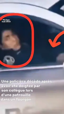 L'affaire suscite une vive réaction sur les médias sociaux #policieremexicaine #mexicaine #policiere 