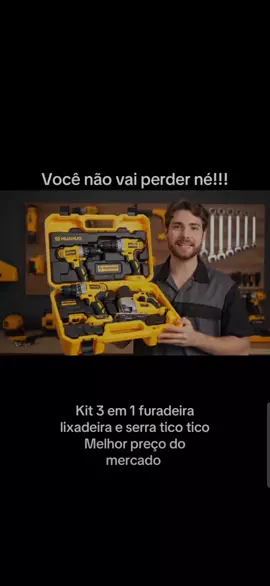 kit 3 em 1 Furadeira de impacto Lichadeira Esmerilhadeira e serra Tico-tico não perca essa grande oportunidade ferramentas otima para seus dias de trabalho duro eu usei para arrumar minha porta da sala e também uso em diversos trabalho diferentes que fosso e você usaria para que ? deixe ai nos comentários e aproveite nossa promoção, esses são equipamentos de qualidade e com o melhor preço do mercado, você nao encontra nesse preço em qualquer lugar mais você vai encontrar aqui com a gente na Tiktok Shopee não perca essa oportunidade e adquira o seu agora mesmo clique no carrinho laranja que esta no vídeo e boas compras 🛍  #carpintaria #obras #pedreiro #reforma #ferramenta #mestredeobra#construção #manutenção 
