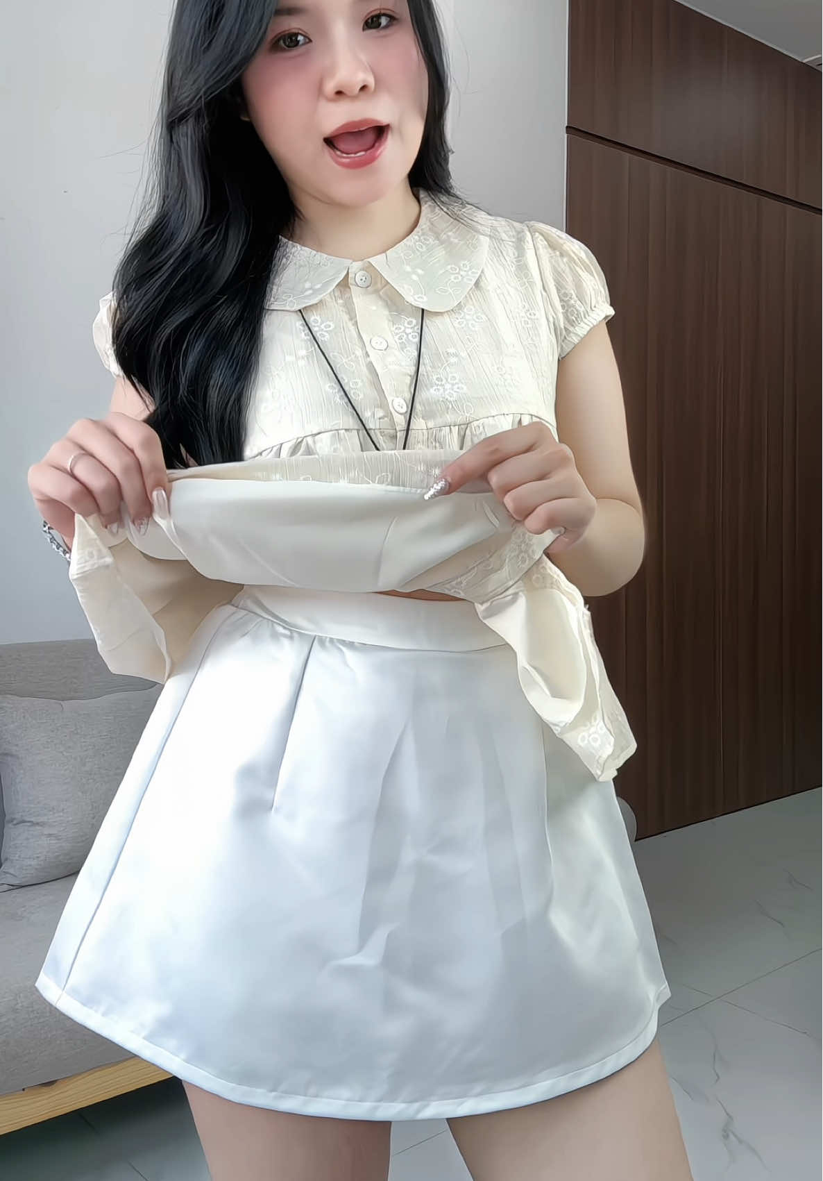 Set này quá xinhhhh #trending #xuhuong #thoitrang #bigsize #chuppi #fyp #body #béo #huyền1m52 