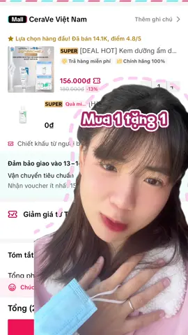 Ê hót quá nha mấy bà ơi  #thinhhanh #tiktokviral #xuhuong #tiktok #SaleLIVEDieuLuyen #TikTokShop88 #SuperBrandFestival #salevuifreeship #cerave #ceravevietnam #chamsocda #kemduong 