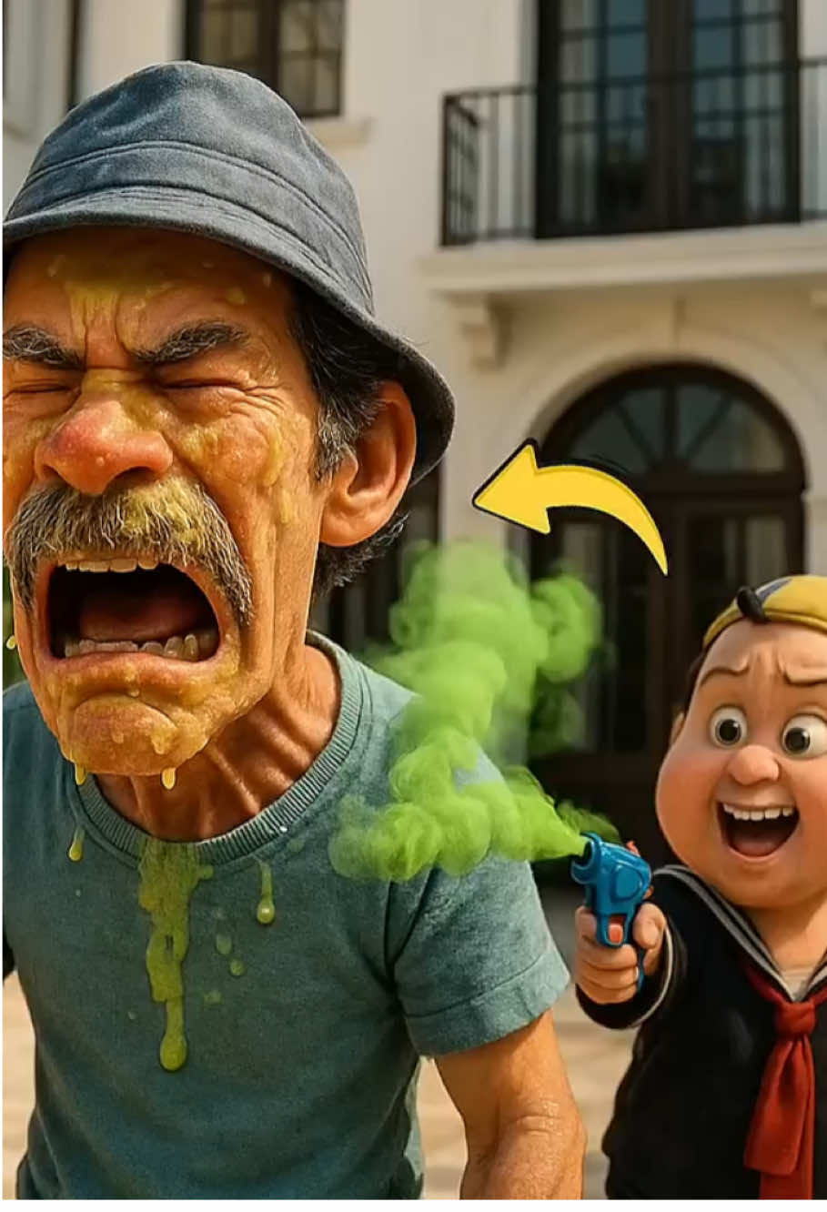 Quico hace la gaseosa más peligrosa y Don Ramon La agarra 