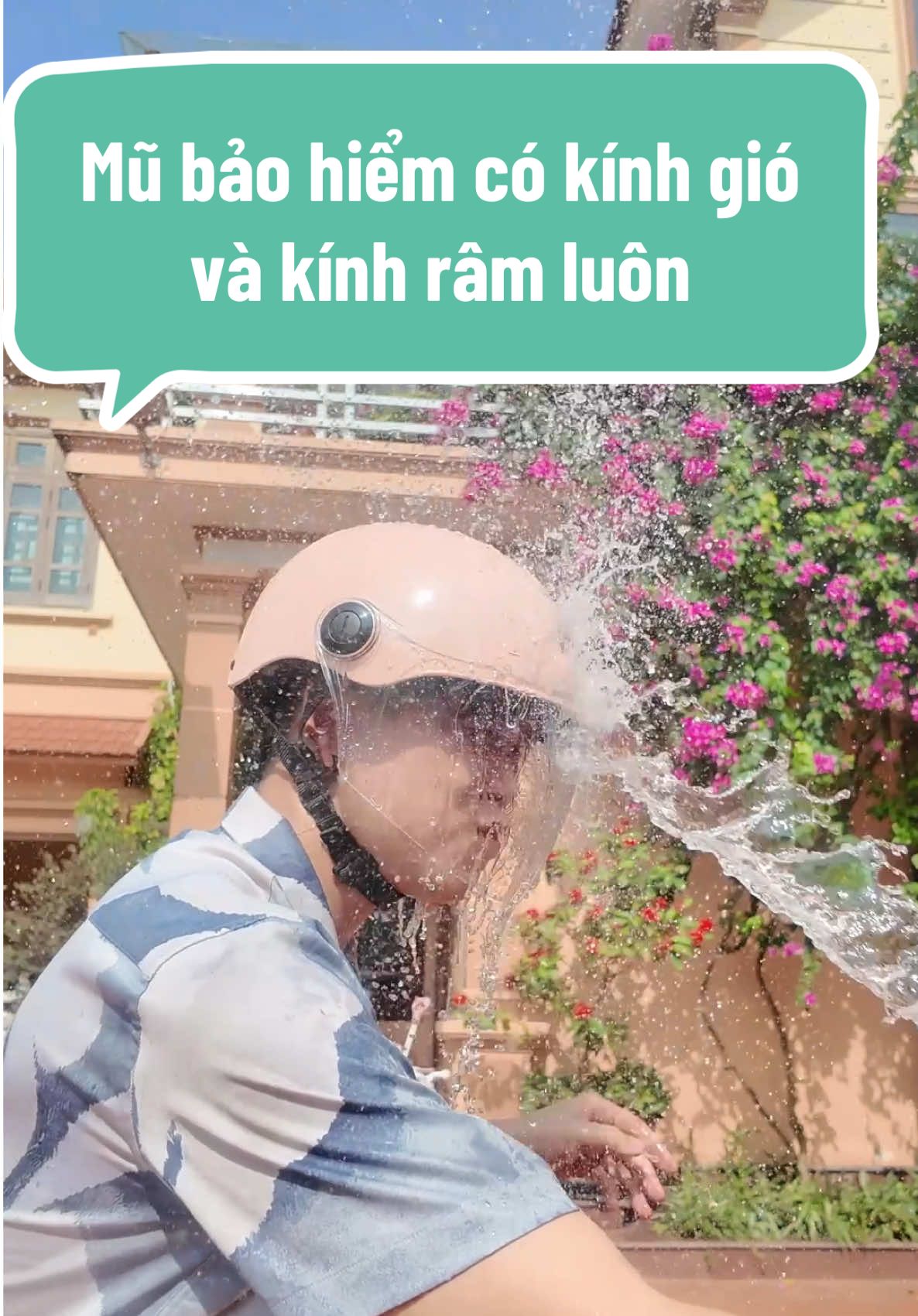Trả lời @Kim-ngoc95 Mũ bảo hiểm, nón bảo hiểm 1/2 có kính chắn gió và kính râm luôm đa năng luôn ạ 😂😂😂 #sonsovo #dailyvlog #muataitiktok #tiktokshop #bobimsua 