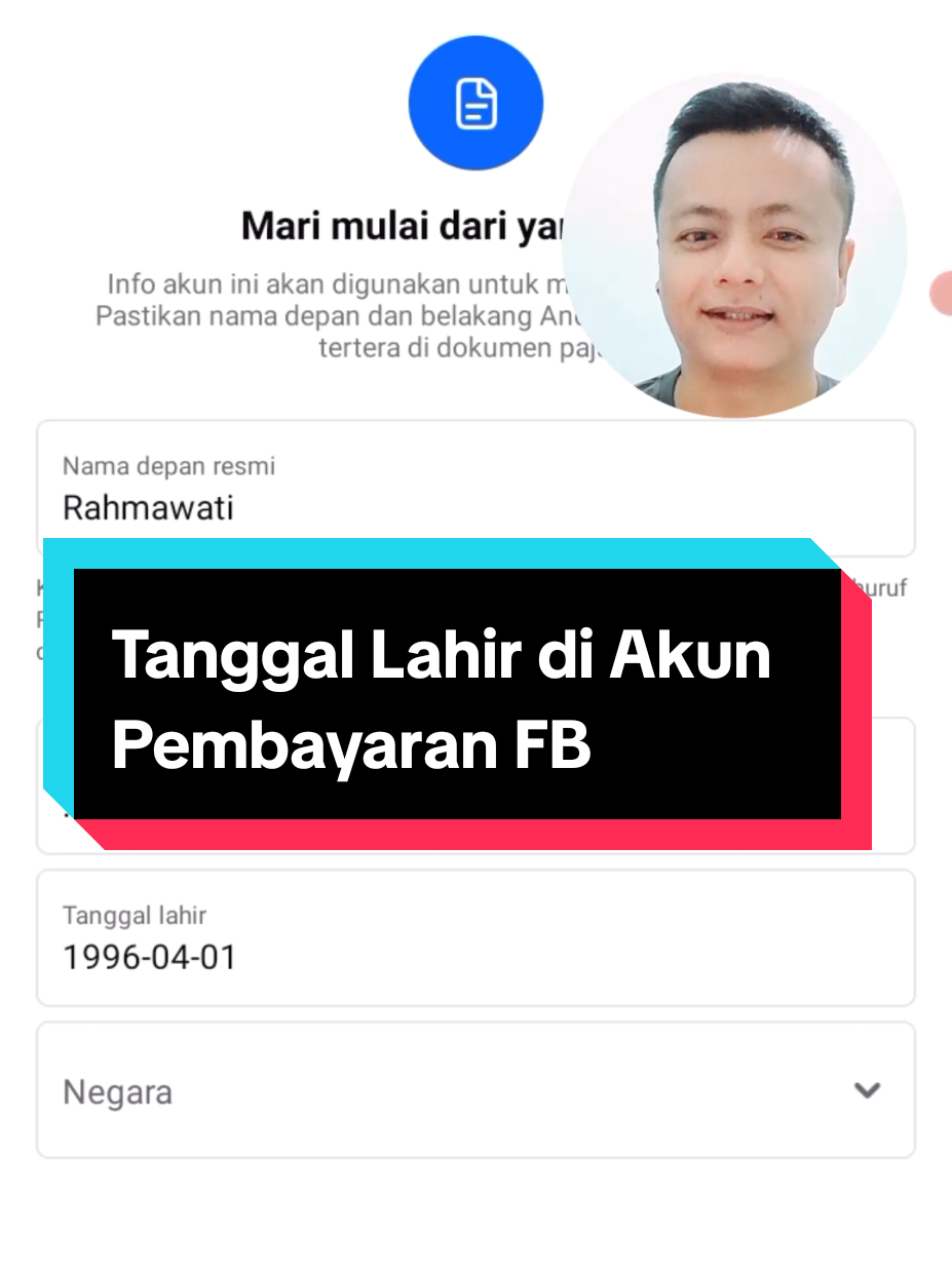 Cara Cepat Mengisi Tanggal Lahir di Akun Pembayaran FB Pro Untuk Pemula #fbpro  #tutorial  #tutorialfbpro 