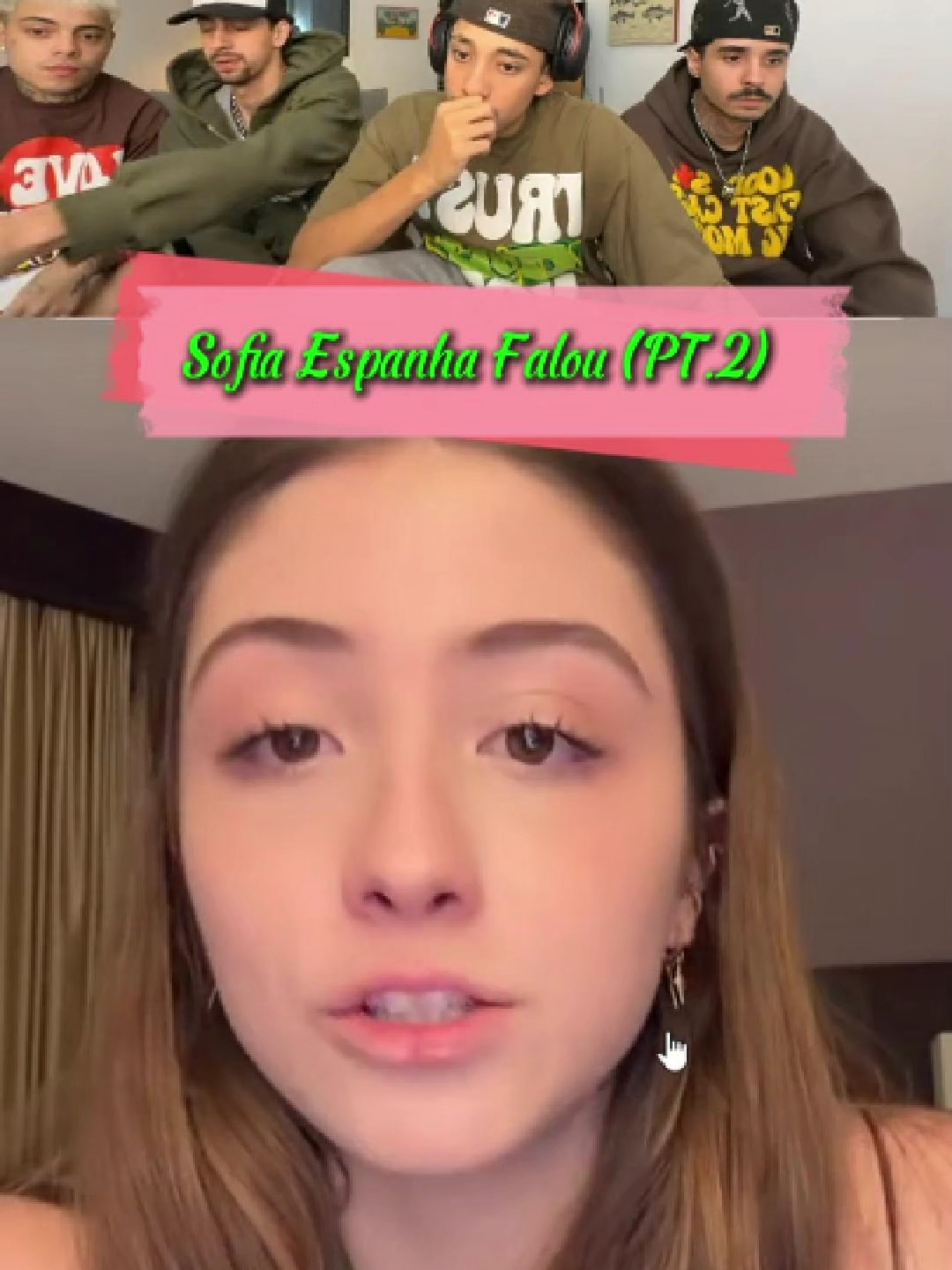 Sofia espanha está totalmente contra o ruyter (PT.2) 😳🔥 #nathan #nathanpereira #juanpablo #bielsatiro #tearsbr #pronunciamento #sofi#sofiaespanha #ruyter #ruyterpoubel #babiyouhanna #treta #pt2
