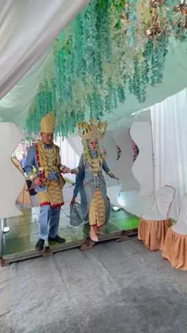 baju adat Pepadun 🩵 #pengantinlampung #kalianda_lampung_selatan 